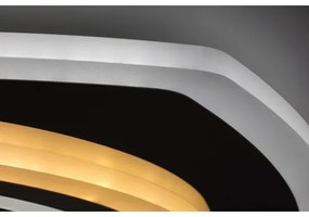 Rabalux 71318 - LED stmievateľné stropné svietidlo TANELI 60W/230V 3000/4000/6000K chróm + diaľkové ovládanie