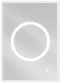 Mexen Koga, LED kúpeľňové zrkadlo s podsvietením 50 x 70 cm, 6000K, ochrana proti zahmlievaniu, 9821-050-070-611-00