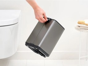 Sivý pedálový oceľový odpadkový kôš 4 l Bo – Brabantia