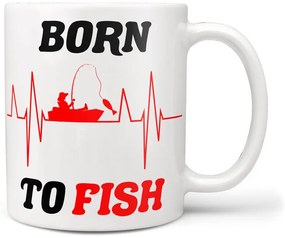 Hrnček Born to fish