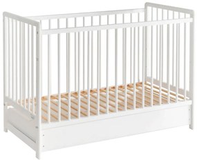 Postieľka Cypi II Plus Zásuvka biela