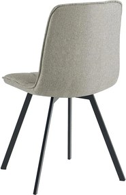 Jedálenský set 6x stolička + stôl Catini LANDON béžová/sivá