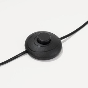 Stojacia lampa Natt, 1x bordové textilné tienidlo, drevo