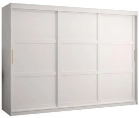 Skriňa Amiro 1 250 biely/biely