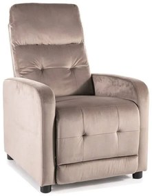 Relaxačné kreslo OTUS VELVET, béžová bluvel 40