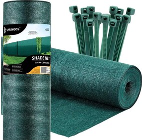 Tieniaca sieť 1,5x50 m SPRINGOS  SN0019 - zelená