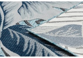 Vonkajšie kusový koberec Perie modrý 2 137x190cm
