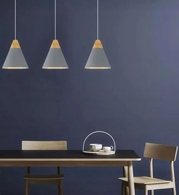 Dekorstudio Retro stropná lampa Loft Scandi A sivá