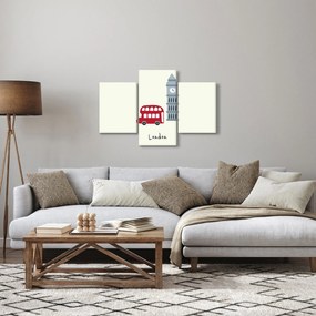 Obraz - Mestá Európy N⁰3 (90x60 cm)
