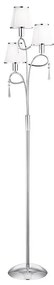 Searchlight EU5033CC - Stojacia lampa SIMPLICITY 3xE14/60W/230V chróm