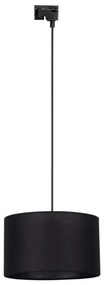 Luster na lanku do lištového systému TRACER 1xE27/15W/230V pr. 38 cm čierna