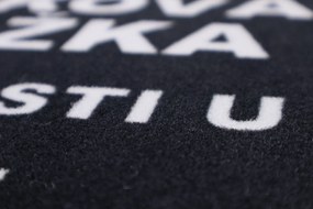 Mercury Flooring, Drahá a značková rohožka 40x60 cm – na von aj na doma, 40x60, čierna