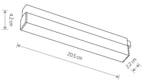 LVM LINE LED 9W 10143, 3000K, 400lm, 30 000h