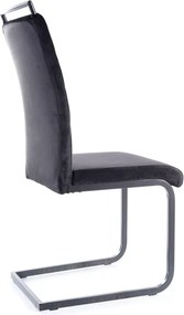 SI H-441 Sametová stolička čierna