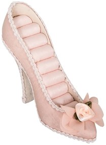 Ružový stojan na šperky Antic Line Chaussure