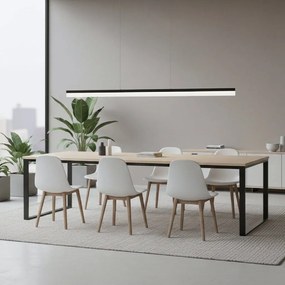 Toolight Toolight, LED stropné svietidlo 200cm, 48W, 4000K, APP1695-CP, čierna, OSW-07892