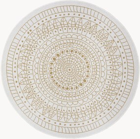 Okrúhly obojstranný koberec do interiéru/exteriéru Porto