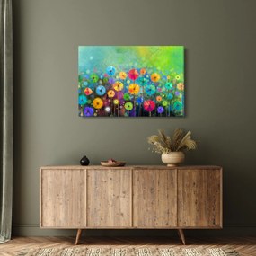 Obraz - Abstraktné kvety (90x60 cm)