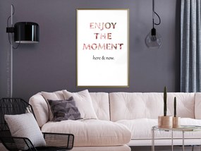 Artgeist Plagát - Enjoy the Moment [Poster] Veľkosť: 20x30, Verzia: Čierny rám s passe-partout