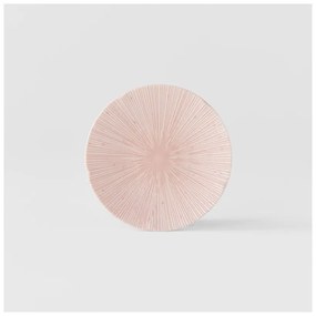 Ružový keramický tanier ø 24 cm ICE PINK - MIJ