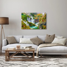 Obraz - Národný park Plitvické jazerá (90x60 cm)