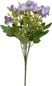 Dekorácia umelá kvetina s fialovými kvetmi - 15*15*30 cm