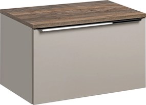 Comad Kúpeľňová skrinka pod doskové umývadlo SET-SFT B 80 Santa Fe Taupe/sivá