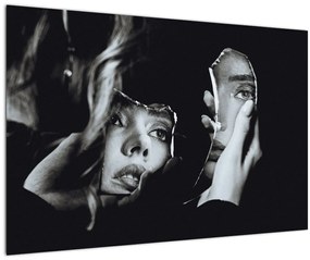 Obraz - Pohľad do zrkadla (90x60 cm)