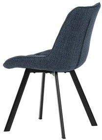 Autronic BONTEC Jedálenská stolička, modrá, látka, HC-465 BLUE2 Farba: Šedá