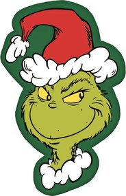Jerry Fabrics Tvarovaný vankúšik - Grinch 01