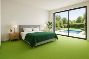 Betap, Koberec metráž Dynasty 41, na mieru, šíře 3m,4m, zelená, filc, obývacia izba