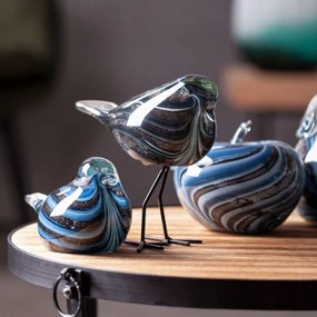 Nádoba DAKOTA s ozdobnou úchytkou priesvitná / biela