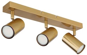 Globo 57911-3GO - Bodové svietidlo ROBBY 3xGU10/35W/230V zlatá