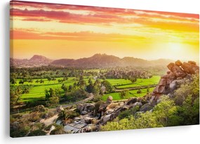 Obraz Hampi údolí v Indii (90x60 cm)