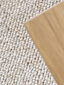 BT Carpet, Kusový koberec Wolly 102843 kruh, 133x133 (priemer) kruh, biela, obývacia izba