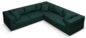 Zelená variabilná rohová pohovka Esther – Milo Casa