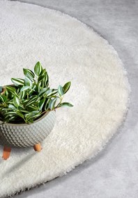 Koberec Hanse Home Myk Olaf ivory / biely kruh