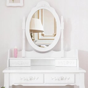 Bestent Toaletný stolík Primadonna WHITE