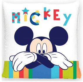 Carbotex DETSKÝ DEKORAČNÝ VANKÚŠ MICKEY 40X40 CM VZOROVANÁ