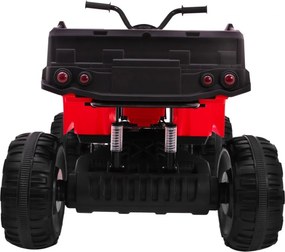 Ramiz Detská štvorkolka XL ATV 2,4 GHz na batérie červená na diaľkové ovládanie + pohon 4x4 + nosič batožiny + pomalý štart + EVA + LED a zvuky