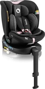 Lionelo - Otočná autosedačka so základňou NAVY i-Size 40-150 cm čierna/ružová