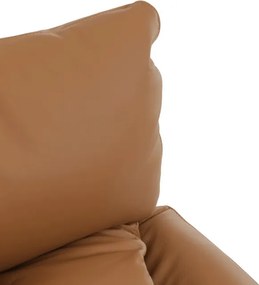 Kožené polohovacie kreslo béžové, elektrické TV-B3980 BGE3