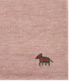 Asra, Ručne všívaný kusový koberec Asra wool pink, 40x60, ružová, obývacia izba