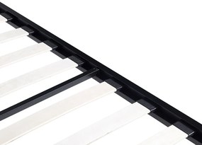 Manželská posteľ 180 cm Lesta (čierna). Vlastná spoľahlivá doprava až k Vám domov. 1080912