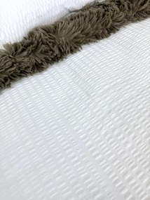 INTERMEDIC SK Posteľná obliečka Krep Krémová 140x200/70x90 cm, 100% bavlna