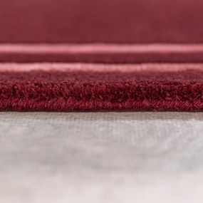 Vínový ručne tkaný vlnený koberec 160x230 cm Gatsby – Flair Rugs