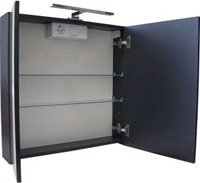 Comodo Zrkadlová skrinka závesná s LED osvetlením Naturo 60 ZS