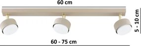 Brilagi - LED Bodové svietidlo MONO 3xGX53/30W/230V béžová
