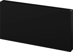 Mexen, Mexen Flat CF22 panelový radiátor 500 x 1600 mm, bočné pripojenie, 2183 W, čierny - W422F-050-160-70