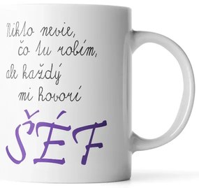 Sablio Hrnek Nikdo neví, co tady dělám, ale každý mi říká šéf - 200 ml - espresso